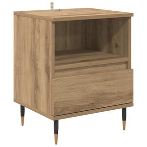 vidaXL Nachttisch Artisan-Eiche 40 x 35 x 50 cm Holzwerkstoff