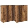 vidaXL Wandschrank 2 Stk. Altholz 69,5 x 34 x 90 cm Holzwerkstoff