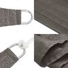 vidaXL Sonnensegel 160 g/m&sup2; Anthrazit 5x6 m HDPE