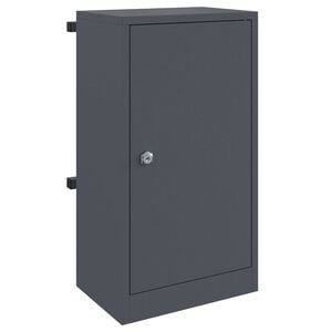 vidaXL Briefkasten mit Speicher Anthrazit 30 x 20 x 55 cm Stahl