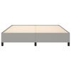 vidaXL Bettgestell ohne Matratze Hellgrau 180x200 cm Stoff