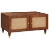 vidaXL Couchtisch 80 x 50 x 40 cm Massivholz Mango