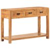 vidaXL Konsolentisch 110x40x76 cm Massivholz mit Honigfarbenem Finish