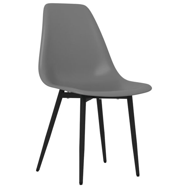 vidaXL Esszimmerst&uuml;hle 6 Stk. Grau PP