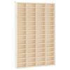 vidaXL Sammlervitrine aus Holz mit 56 F&auml;chern 40 x 4,5 x 60 cm
