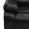 vidaXL Elektrischer Massage Sessel Schwarz 92 x 93 x 98 cm Kunstleder
