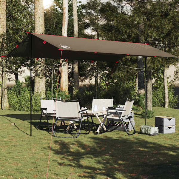 vidaXL Tarp Braun 506x306 cm Wasserdicht
