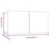 vidaXL TV-Wandschr&auml;nke 4 Stk. Grau Sonoma 60x30x30 cm Holzwerkstoff