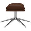 vidaXL Fu&szlig;hocker Braun 45x29,5x35 cm Kunstleder
