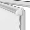 vidaXL Verdunkelungsrollo Wei&szlig; 100x150cm Stoffbreite 95,7cm Polyester