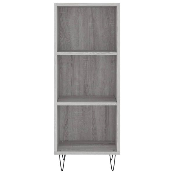 vidaXL Sideboard Grau Sonoma 34,5x32,5x90 cm Holzwerkstoff