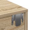 vidaXL Wandregal mit Schubladen Sonoma-Eiche 60x26,5x15 cm