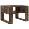 vidaXL Couchtisch Ger&auml;ucherte Eiche 66 x 53 x 45 cm Holzwerkstoff