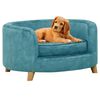 vidaXL Hundesofa T&uuml;rkis 69x69x36 cm Pl&uuml;sch