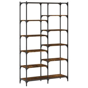 vidaXL B&uuml;cherregal R&auml;uchereiche 100x32x170 cm Holzwerkstoff und Eisen
