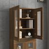 vidaXL H&auml;ngeschrank Braun Eichen-Optik 69,5x34x90 cm