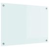 vidaXL K&uuml;chenr&uuml;ckwand Milch 70 x 50 cm Geh&auml;rtetes Glas