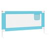 vidaXL Kleinkind-Bettschutzgitter Blau 180x25 cm Stoff