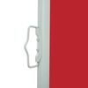 vidaXL Ausziehbare Seitenmarkise 160x500 cm Rot