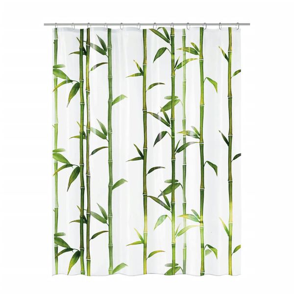 Kleine Wolke Duschvorhang Bamboo 180x200 cm Gr&uuml;n