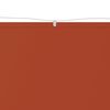 vidaXL Senkrechtmarkise Terrakotta 100x1000 cm Oxford-Gewebe