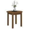 vidaXL Couchtisch Honigbraun &Oslash; 45x40 cm Massivholz Kiefer