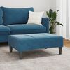 vidaXL Fu&szlig;hocker Blau 77x55x31 cm Samt