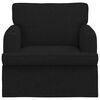vidaXL Sofa Schwarz Gesamtabmessungen: 84 x 80 x 85 cm (B x T x H)