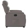 vidaXL Relaxsessel mit Aufstehhilfe Elektrisch Taupe Stoff