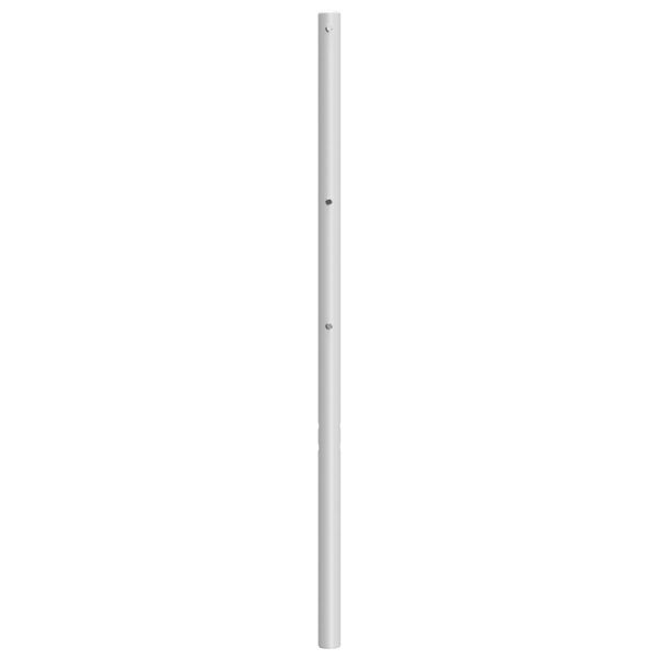 vidaXL Ersatz-Kopfteil Metall Wei&szlig; 200 cm