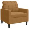 vidaXL Sessel Braun 60 cm Samt