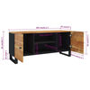 vidaXL TV-Schrank 105x33x46 cm Massivholz Akazie