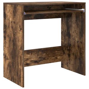 vidaXL Schreibtisch Ger&auml;ucherte Eiche Holzwerkstoff 77,5 x 43 x 79 cm