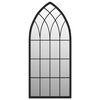 vidaXL Spiegel Schwarz 70x30 cm Eisen f&uuml;r den Innenbereich