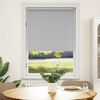 vidaXL Verdunkelungsrollo 104,4 x 175 cm, Stoffbreite 100 cm, grau