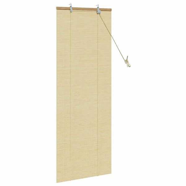 vidaXL Rollo mit Vorh&auml;ngen Natur 60 x 160 cm Bambus