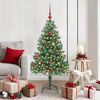 vidaXL Weihnachtsbaum mit 150 LEDs mit St&auml;nder Gr&uuml;n 150 cm PVC