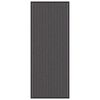 vidaXL Fu&szlig;matte Schwarz 60 x 150 cm Polypropylen