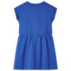 Kinderkleid mit Kordelzug Kobaltblau 140