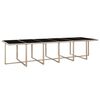 vidaXL 17-tlg. Garten-Essgruppe mit Auflagen Poly Rattan Beige