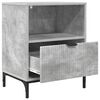 vidaXL Nachttisch Betongrau 49 x 36 x 61 cm Holzwerkstoff
