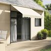 vidaXL Markise Einziehbar Creme 250x150 cm Stoff und Stahl