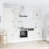 vidaXL 7-tlg. K&uuml;chenschrank-Set Lucca Wei&szlig; Holzwerkstoff