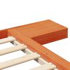 vidaXL Bettgestell Braun 100 x 200 cm Holz
