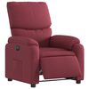 vidaXL Relaxsessel Elektrisch Weinrot Stoff