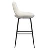 vidaXL Barhocker 2 Stk. Creme Samt