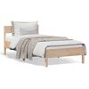 vidaXL Massivholzbett ohne Matratze 75x190 cm Kiefernholz