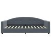 vidaXL Tagesbett Dunkelgrau 100x200 cm Samt