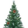 vidaXL K&uuml;nstlicher Weihnachtsbaum Gr&uuml;n 180 cm PVC und Stahl