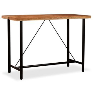 vidaXL Bartisch Akazie Massivholz 150 x 70 x 107 cm